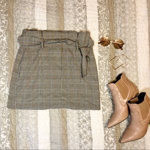Plaid Mini Skirt
